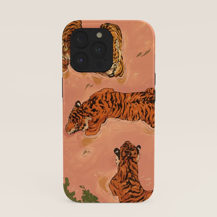 Tiger Beach iPhone Case