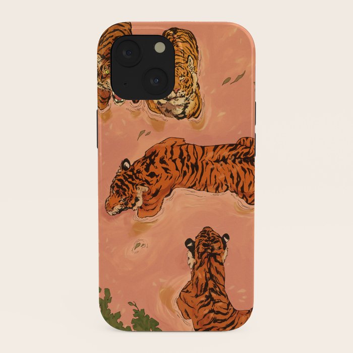 Tiger Beach iPhone Case