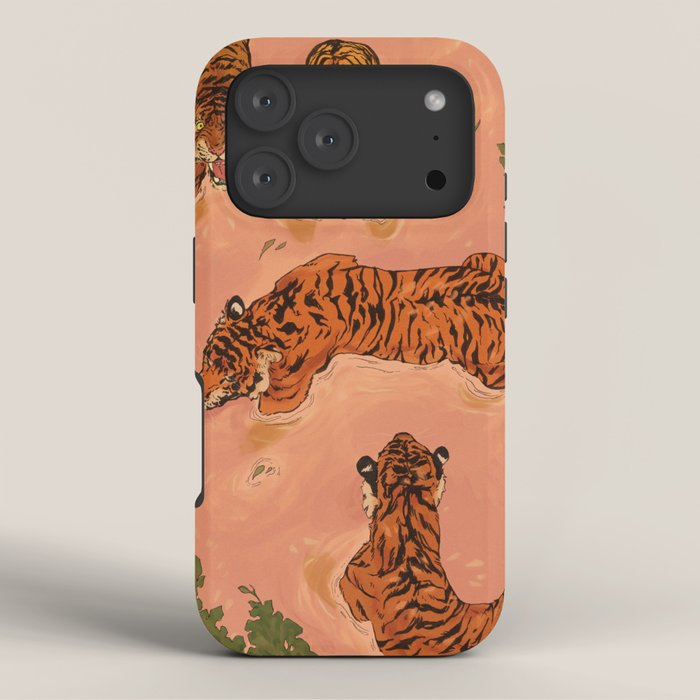 Tiger Beach iPhone Case