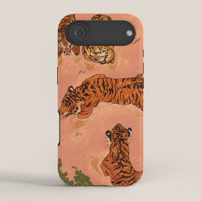Tiger Beach iPhone Case
