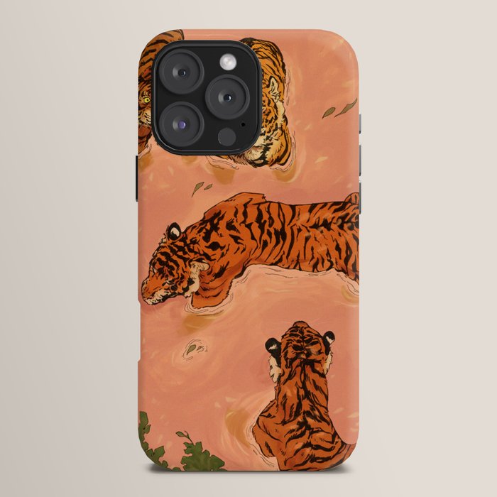 Tiger Beach iPhone Case
