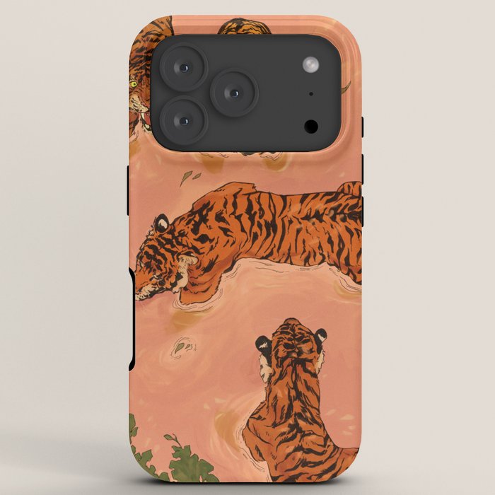 Tiger Beach iPhone Case