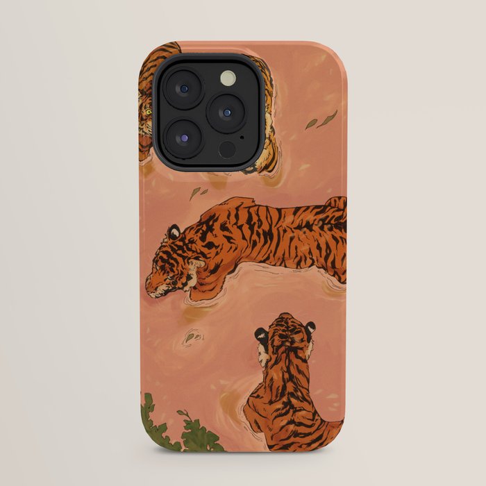 Tiger Beach iPhone Case