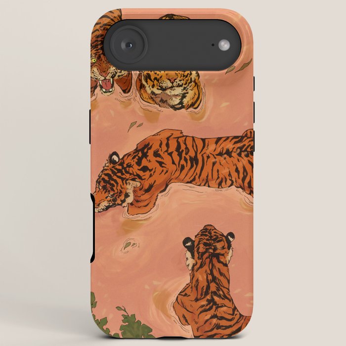 Tiger Beach iPhone Case