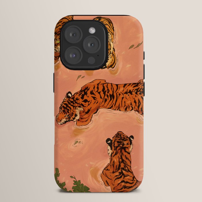 Tiger Beach iPhone Case