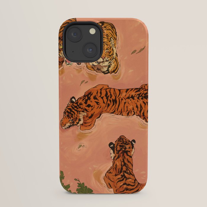 Tiger Beach iPhone Case