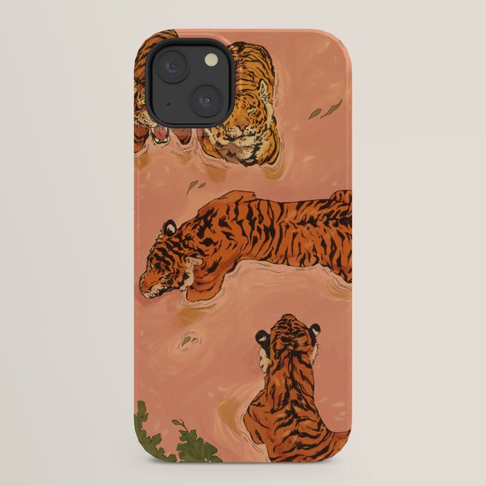 Tiger Beach iPhone Case