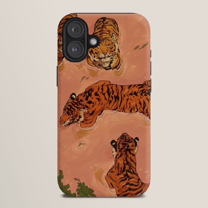 Tiger Beach iPhone Case