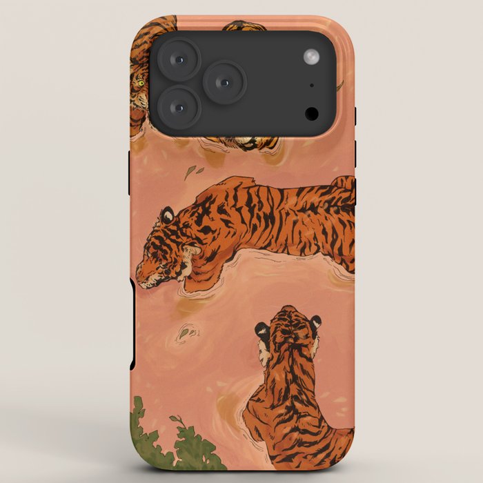 Tiger Beach iPhone Case