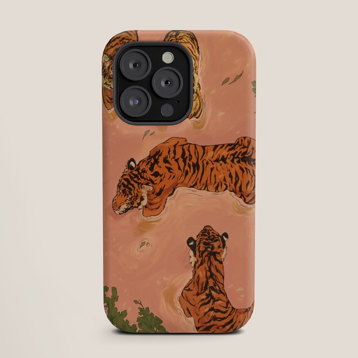 Tiger Beach iPhone Case