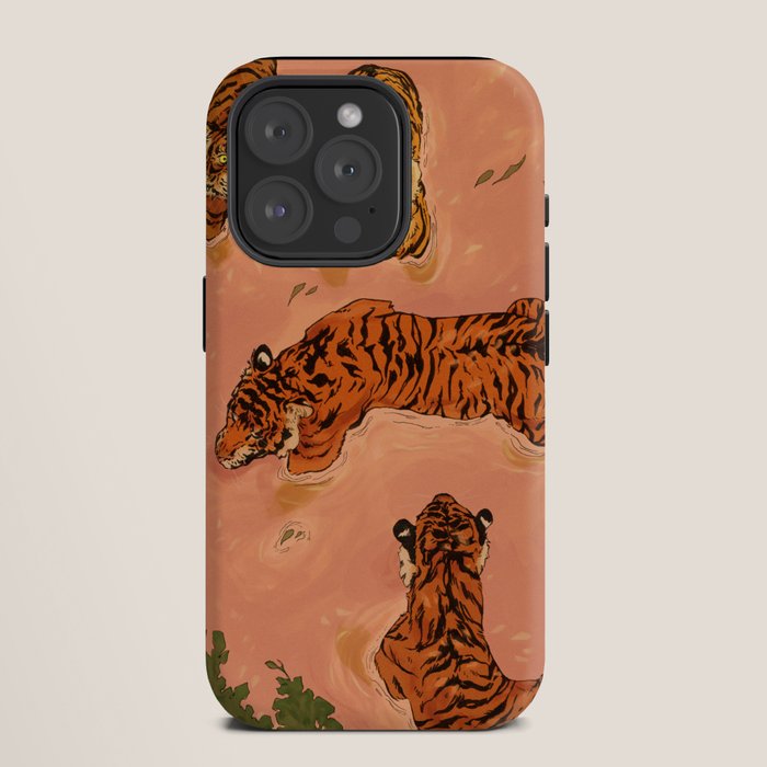 Tiger Beach iPhone Case