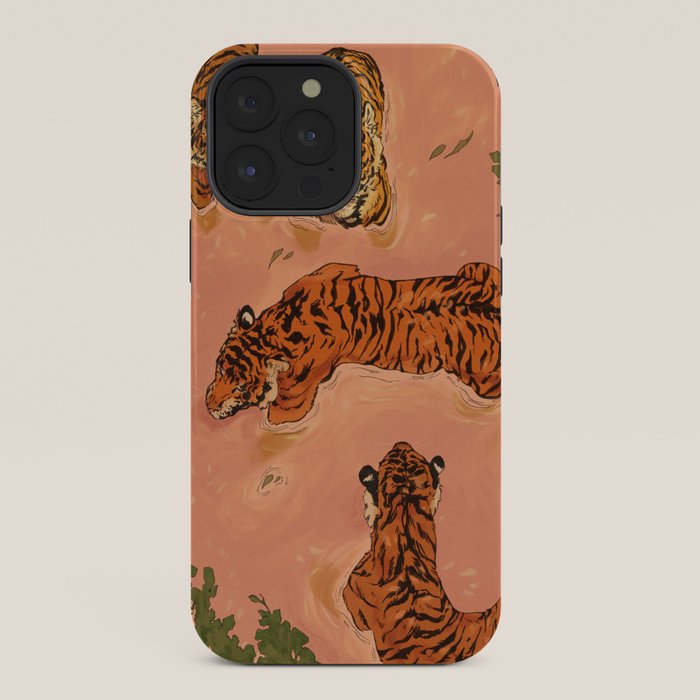 Tiger Beach iPhone Case