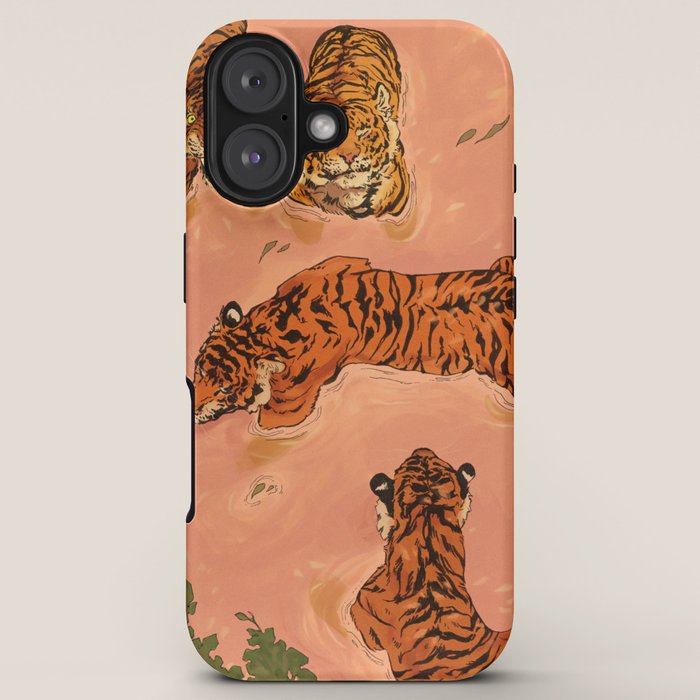 Tiger Beach iPhone Case