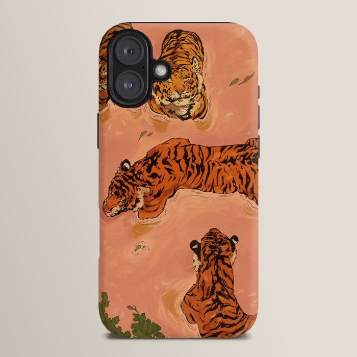 Tiger Beach iPhone Case
