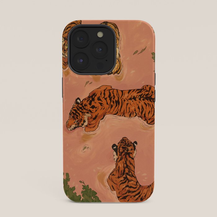 Tiger Beach iPhone Case