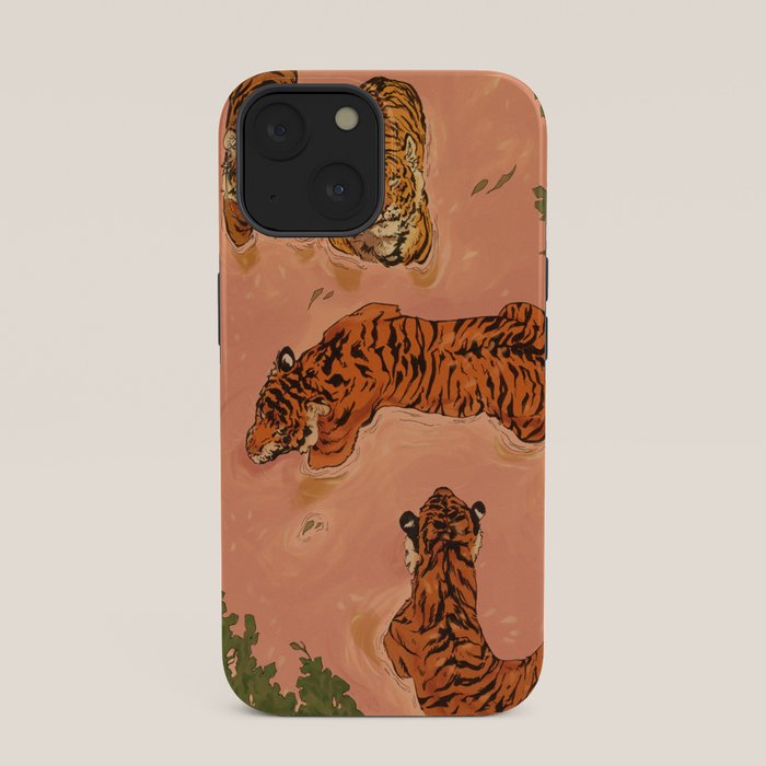 Tiger Beach iPhone Case