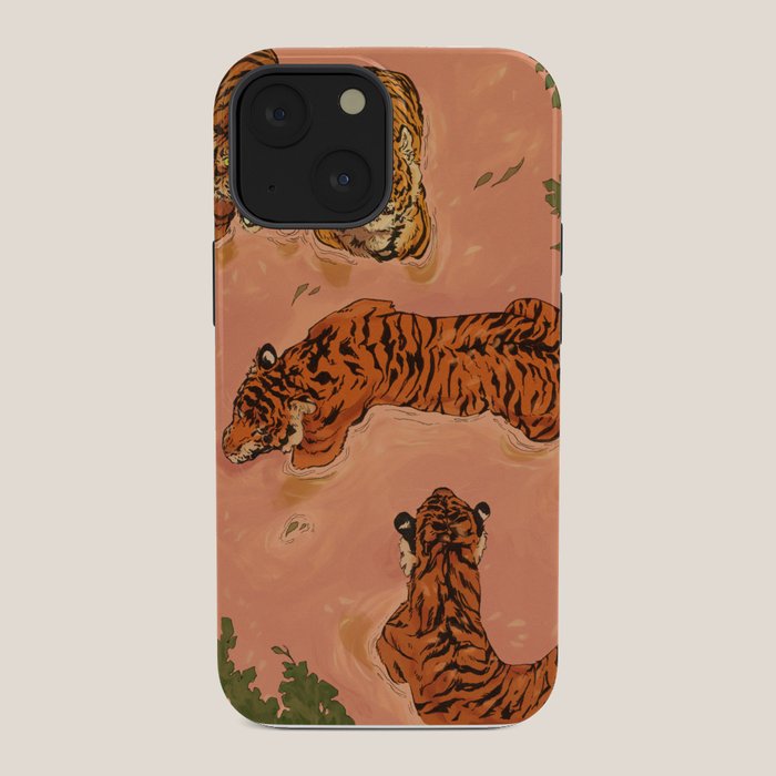 Tiger Beach iPhone Case