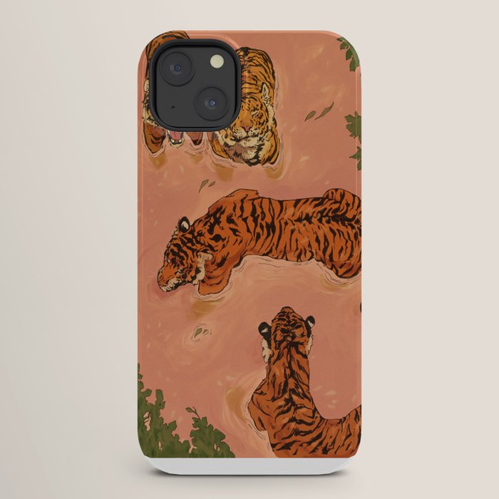 Tiger Beach iPhone Case