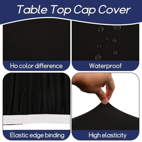 🌸✨Tablecloth made of elastic material, suitable for tables with a length of 4 feet/6 feet/8 feet