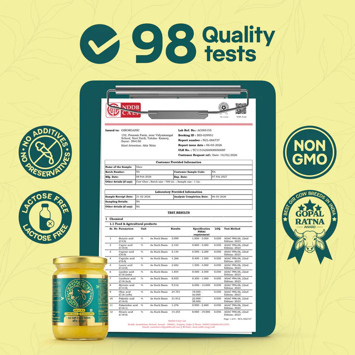 Pure & Organic A2 Gir Cow Ghee