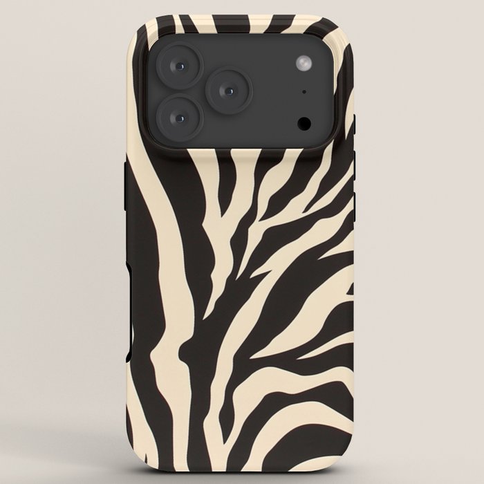 Zebra African Animal Print Pattern iPhone Case