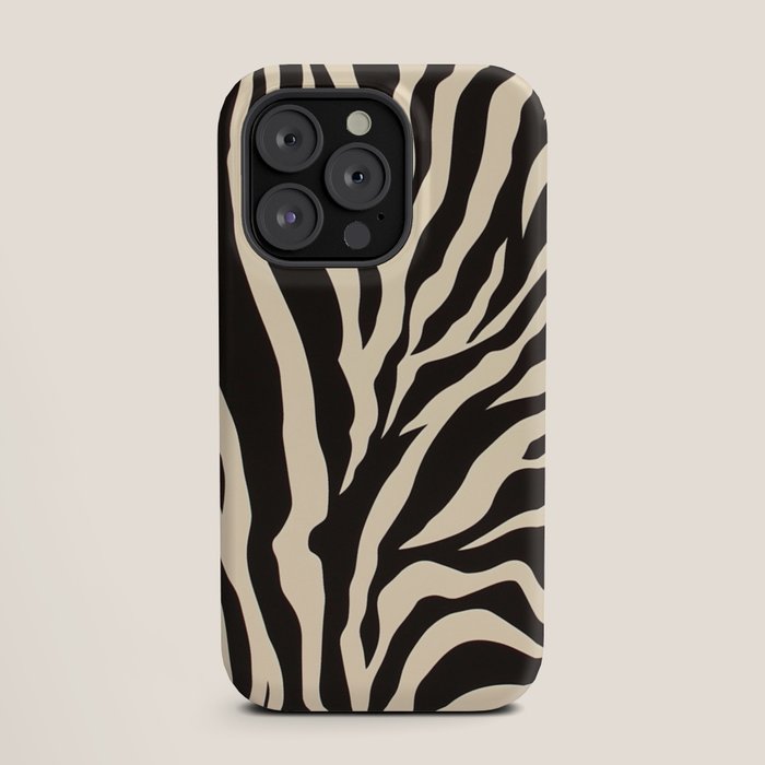 Zebra African Animal Print Pattern iPhone Case