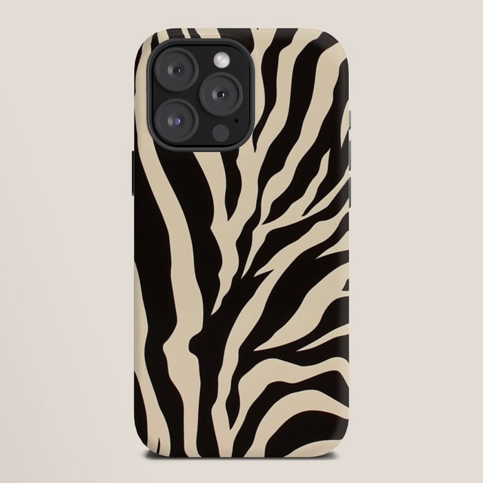 Zebra African Animal Print Pattern iPhone Case