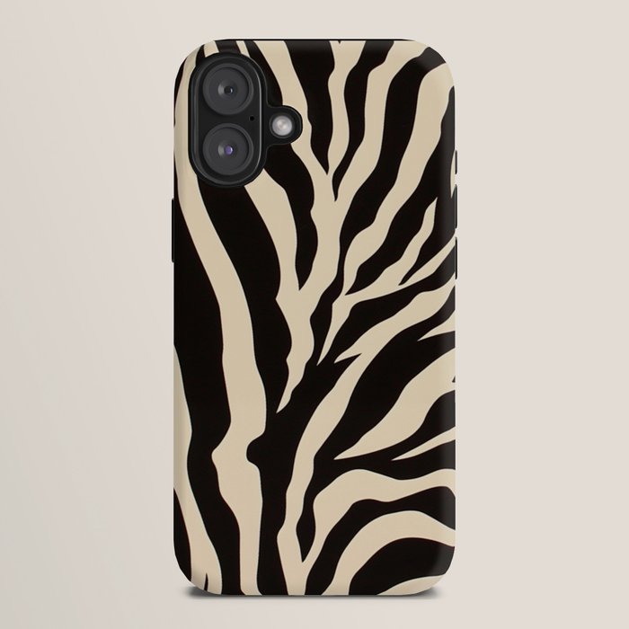 Zebra African Animal Print Pattern iPhone Case