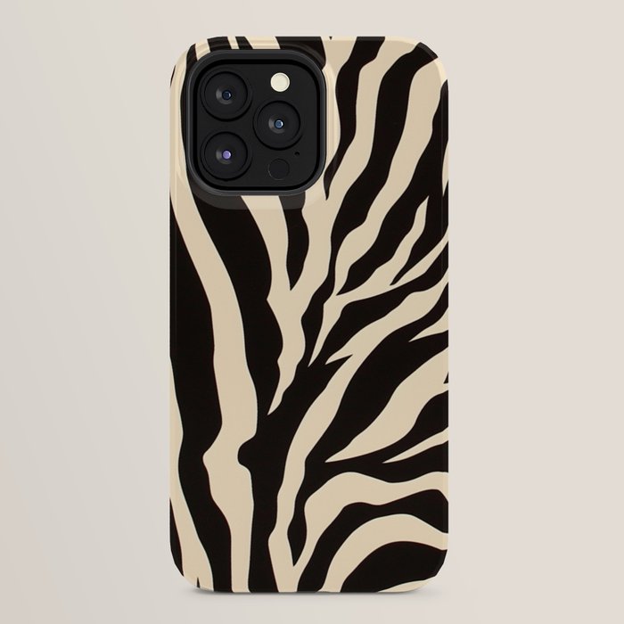 Zebra African Animal Print Pattern iPhone Case