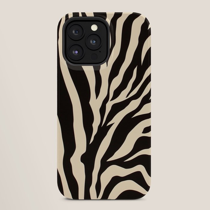 Zebra African Animal Print Pattern iPhone Case