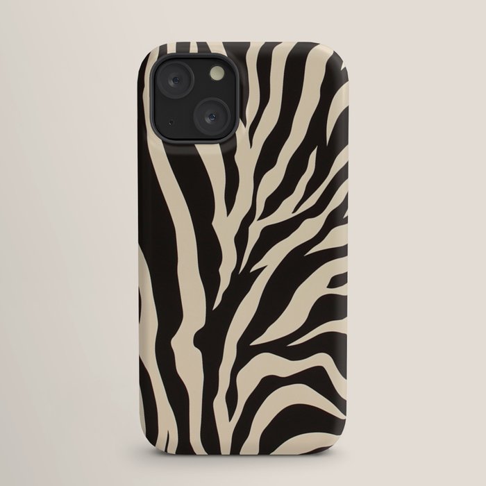 Zebra African Animal Print Pattern iPhone Case
