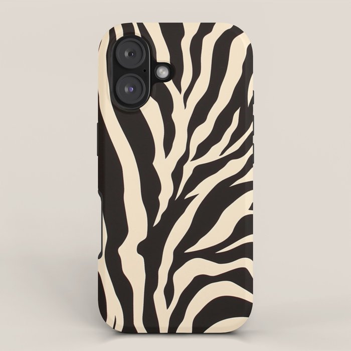 Zebra African Animal Print Pattern iPhone Case