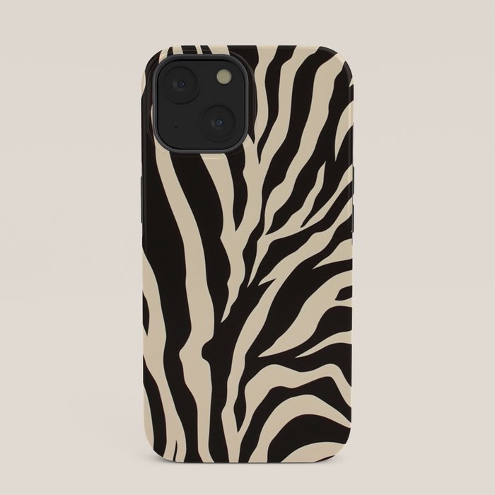 Zebra African Animal Print Pattern iPhone Case