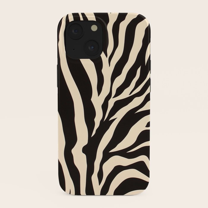 Zebra African Animal Print Pattern iPhone Case