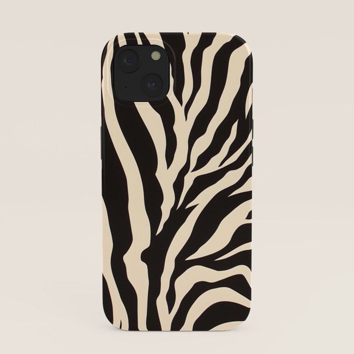Zebra African Animal Print Pattern iPhone Case