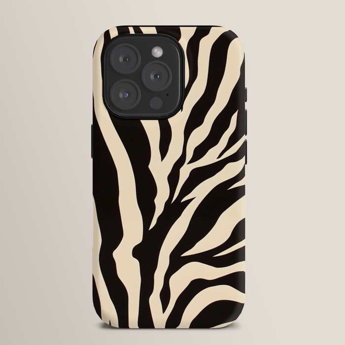 Zebra African Animal Print Pattern iPhone Case