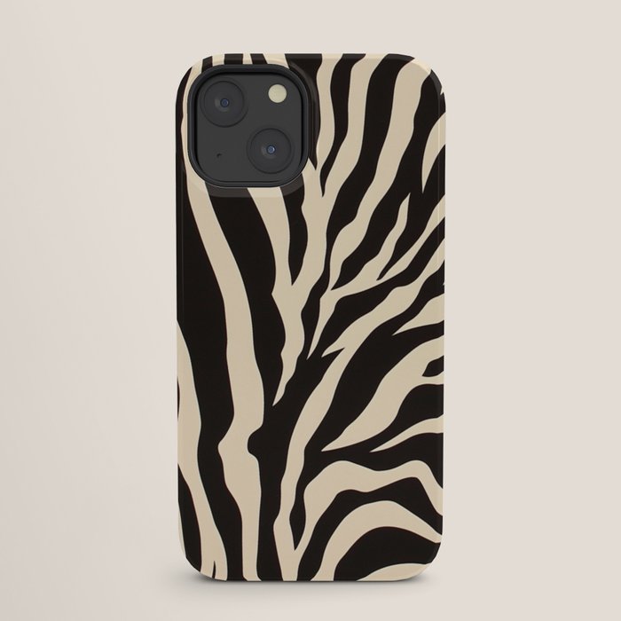 Zebra African Animal Print Pattern iPhone Case