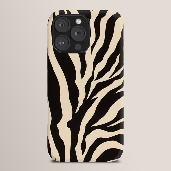 Zebra African Animal Print Pattern iPhone Case