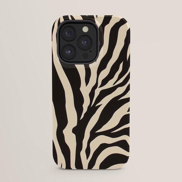 Zebra African Animal Print Pattern iPhone Case