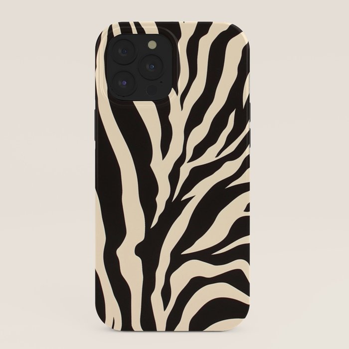 Zebra African Animal Print Pattern iPhone Case