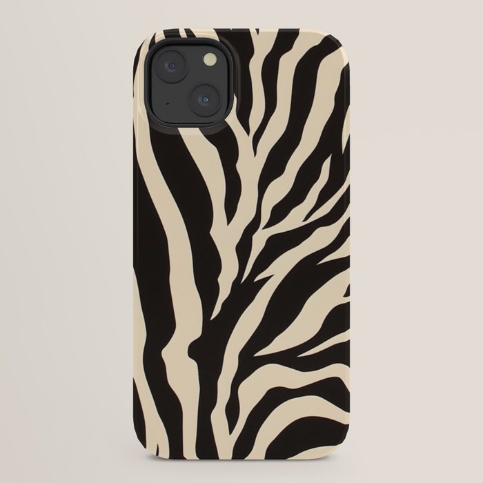 Zebra African Animal Print Pattern iPhone Case