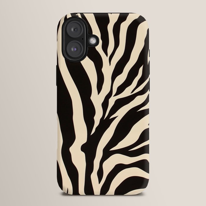 Zebra African Animal Print Pattern iPhone Case