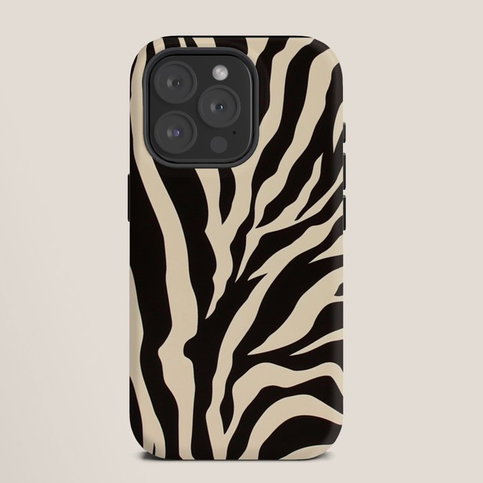 Zebra African Animal Print Pattern iPhone Case