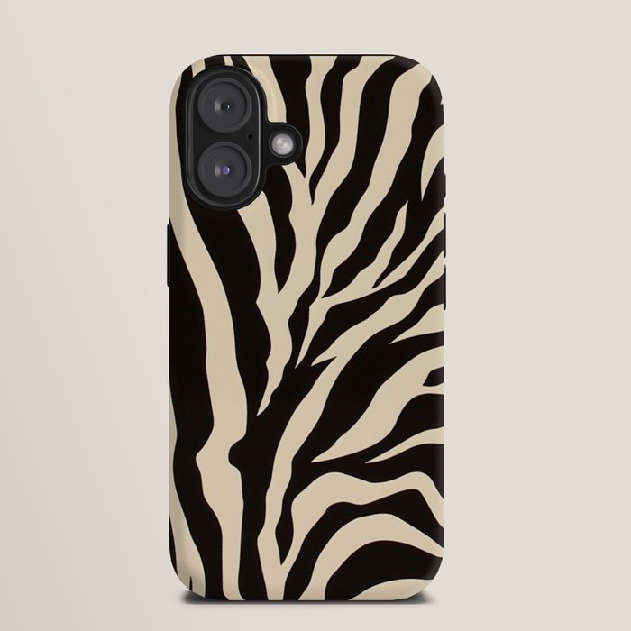 Zebra African Animal Print Pattern iPhone Case