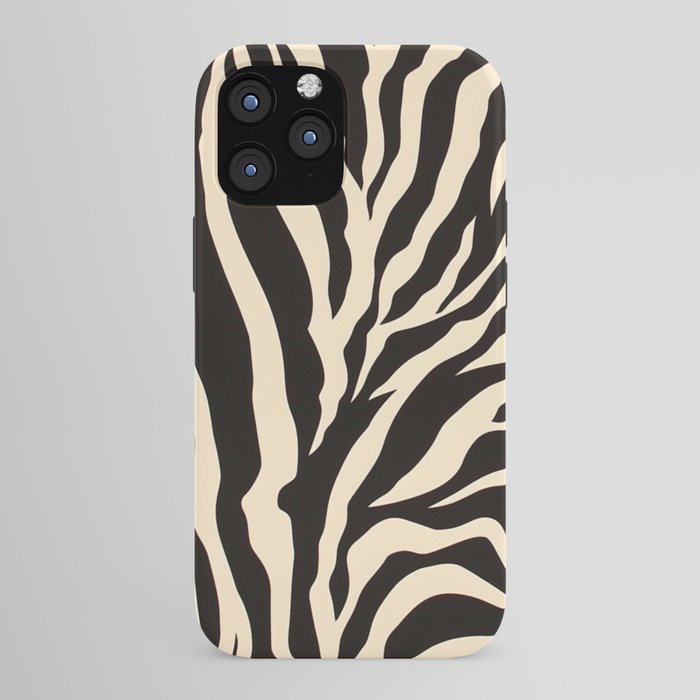 Zebra African Animal Print Pattern iPhone Case