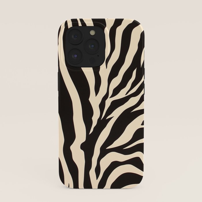 Zebra African Animal Print Pattern iPhone Case