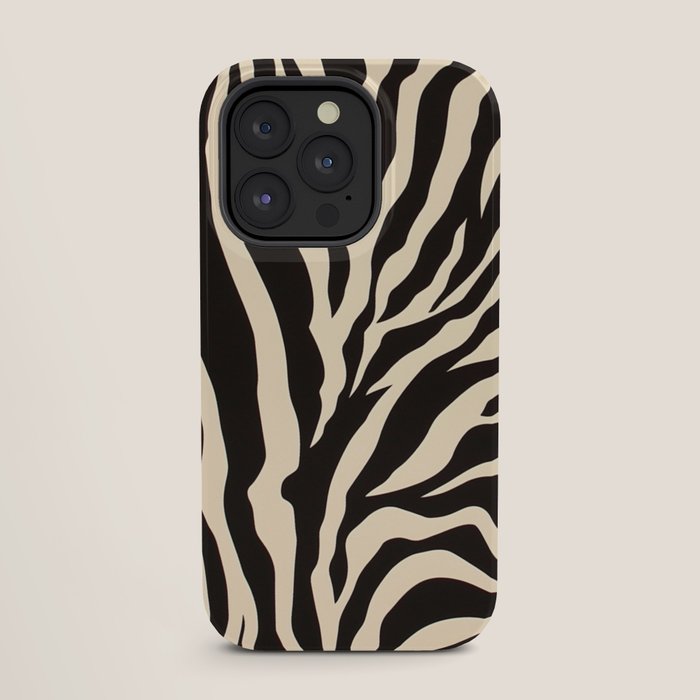 Zebra African Animal Print Pattern iPhone Case