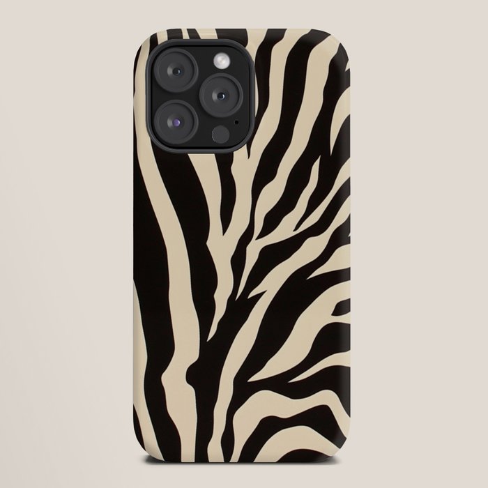 Zebra African Animal Print Pattern iPhone Case