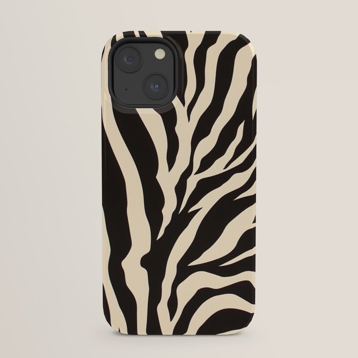 Zebra African Animal Print Pattern iPhone Case
