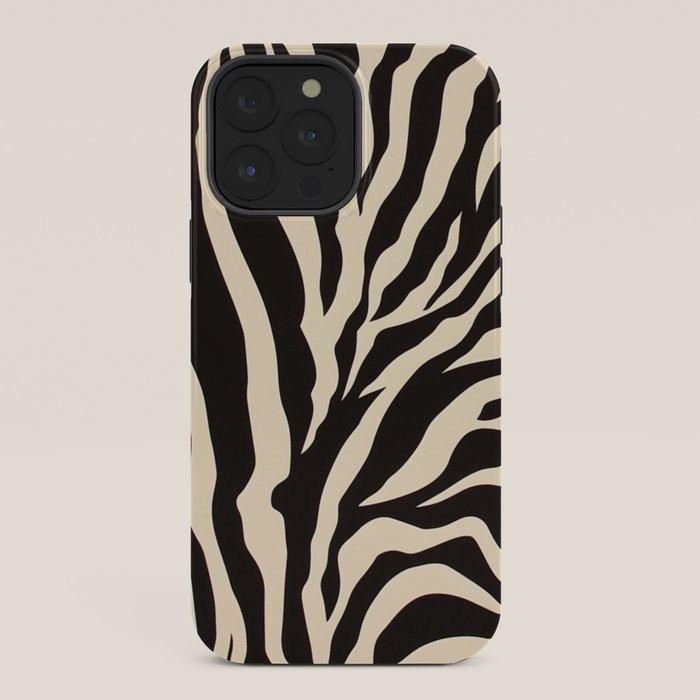 Zebra African Animal Print Pattern iPhone Case